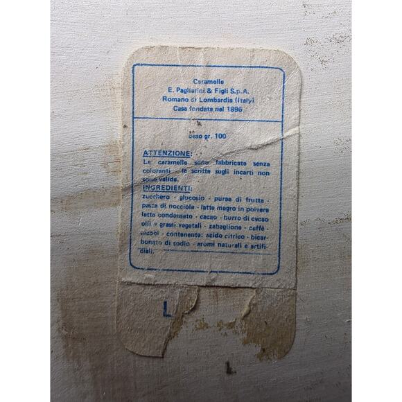 Vintage Delft Italian Ceramic Hinged Trinket Box in Hot Iron Shape Bassano Stamp - Picture 6 of 16